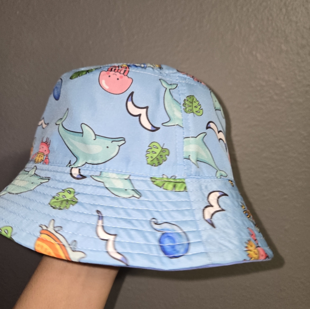 Robin Ruth Reversible Florida Ocean Bucket Hat - Picture 4 of 10